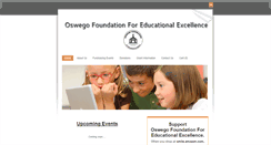 Desktop Screenshot of oswegofoundation.org